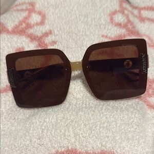 New women’s brown fashion sunglasses